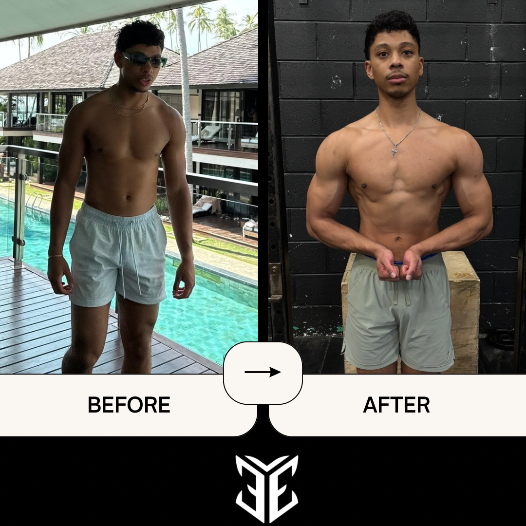 Adam before and after transformation